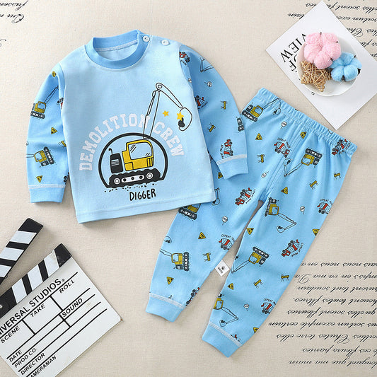 Conjunto de Pantalones Largos en Algodón Puro para Niños y Niñas - Colección Otoño