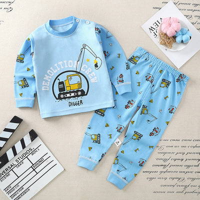 Conjunto de Pantalones Largos en Algodón Puro para Niños y Niñas - Colección Otoño