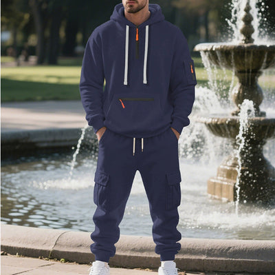 Conjunto de Trabajo Deportivo Holgado para Hombre con Múltiples Bolsillos - Image 5