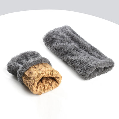 Guantes de Invierno Tejidos sin Dedos - Lana Térmica Gruesa para Mujer - Image 4