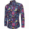 Camisa Manga Larga Estampado Floral para Hombre
