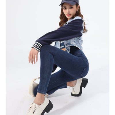 Pantalones Yoga Denim Ajustados Efecto Reductor para Mujer - Image 8
