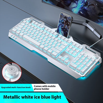 Teclado Mecánico Gaming con Perilla de Control Ergonómica - Image 12