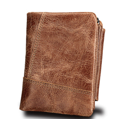 Billetera Retro de Cuero para Hombre con Múltiples Compartimentos - Image 2