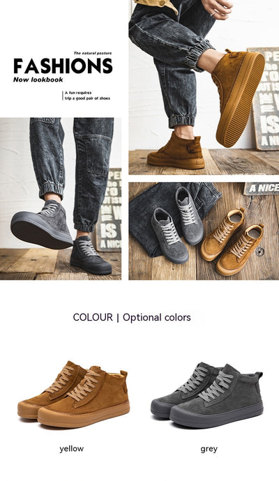 Botas Casuales Martin para Hombre de Cuero Genuino con Suela Gruesa - Image 11