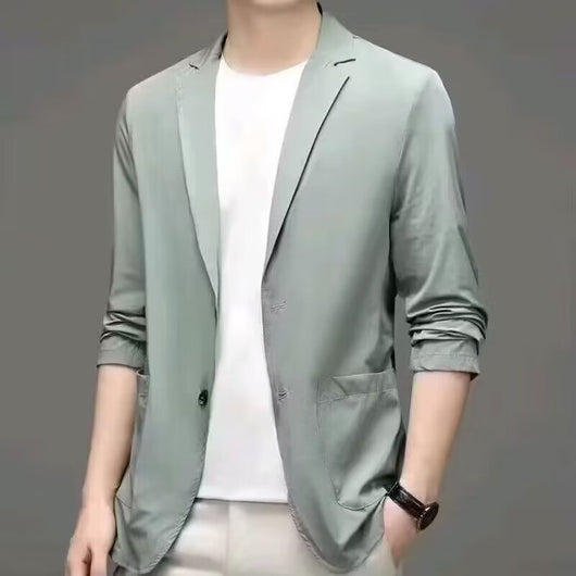 Blazer Casual de Talla Grande para Hombre - Primavera Verano - Image 6