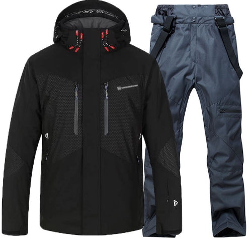 Traje de Esquí Impermeable Acolchado para Hombre - Image 10