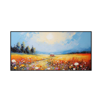 Cuadro Óleo Pintado a Mano - Paisaje Natural Grande para Sala de Estar - Image 5