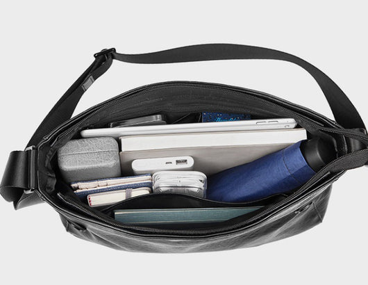 Mochila Crossbody de Cuero Genuino para Hombre - Bolso de Piel Cowhide - Image 4
