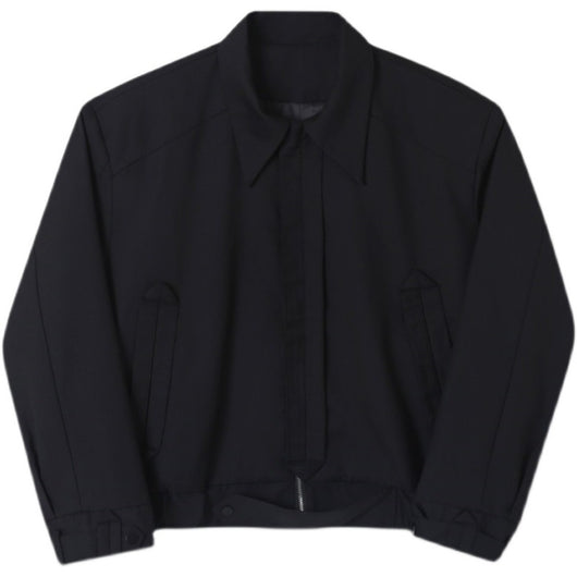 Abrigo Suelto para Hombre con Solapa y Protección Contra el Viento - Image 7