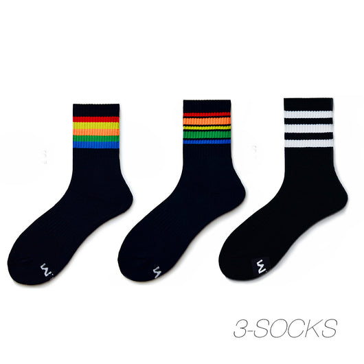 Calcetines Deportivos Arcoíris para Hombre - Comodidad y Estilo Casual - Image 12