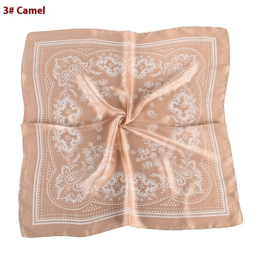 Pañuelo de Satén con Estampado Floral Vintage Paisley - Image 8