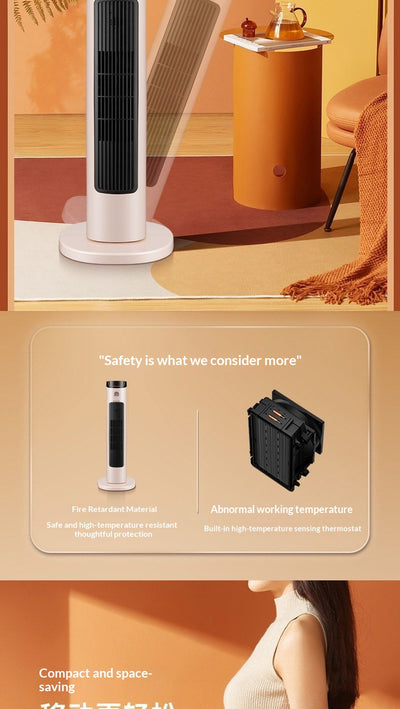 Ventilador Vertical Portátil con Calefacción Instantánea - Image 8