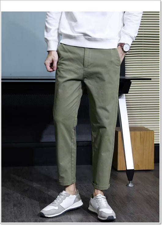 Pantalones Casuales Elegantes Slim Fit con Corte Cónico para Hombre - Image 20