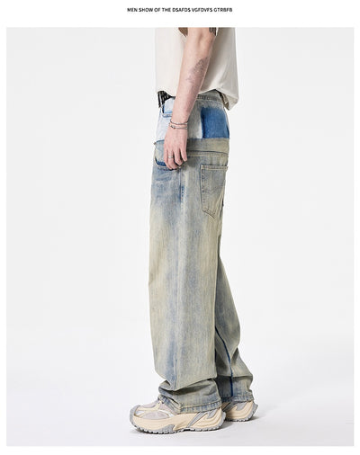 Pantalones Denim Rectos Oversize para Hombre - Image 13
