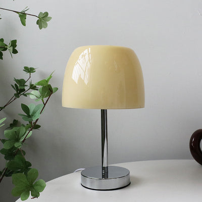 Lámpara de Mesa Retro con Hierro Forjado y Cristal - Image 7