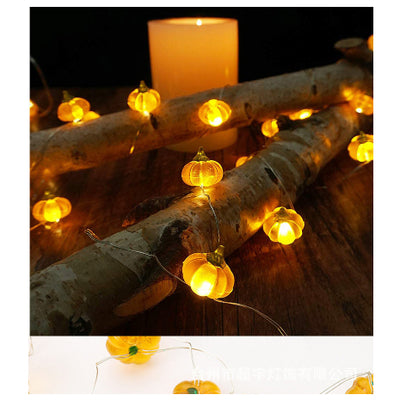 Cadena de Luces LED Calabazas con Batería para Decoración Halloween - Image 13