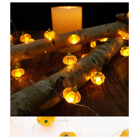 Cadena de Luces LED Calabazas con Batería para Decoración Halloween - Image 13