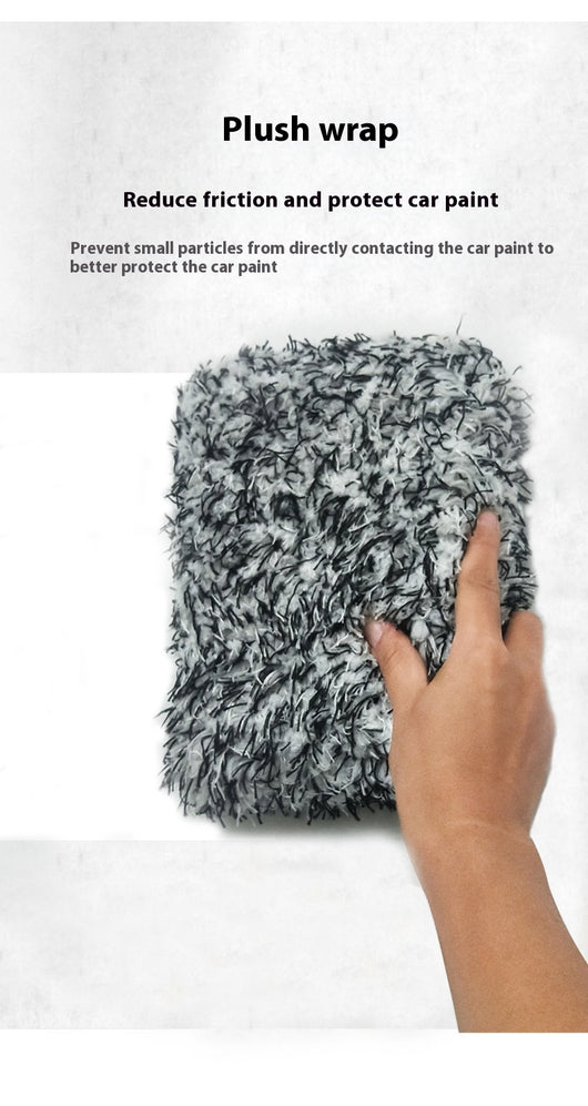 Esponja Microfibra Absorbente para Lavado de Auto - Toalla Coral Fleece Premium - Image 14