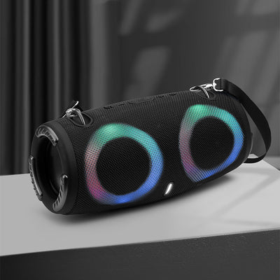 Parlante Portátil War Drum Bluetooth con Luces RGB - Resistente al Agua - Image 7