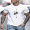 Camiseta Casual Hombre Cuello Redondo Manga Corta - Versátil para Diario