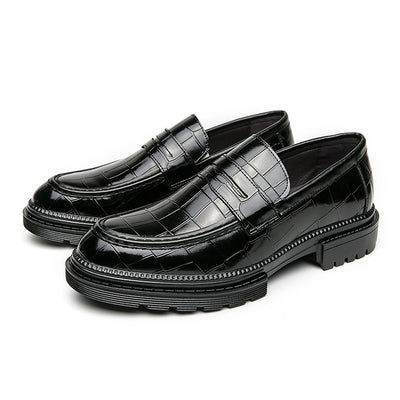 Zapatos de Cuero Casual para Hombre - Estilo Británico Transpirable - Image 4