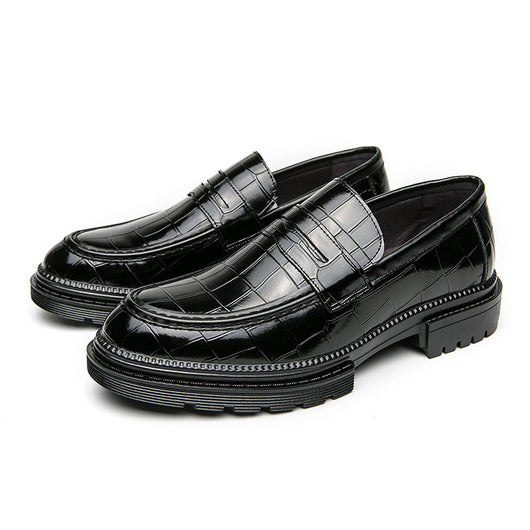 Zapatos de Cuero Casual para Hombre - Estilo Británico Transpirable - Image 4