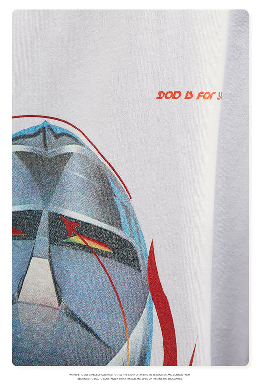 Camiseta Estampada Tide Robot Llama - Manga Corta - Image 10