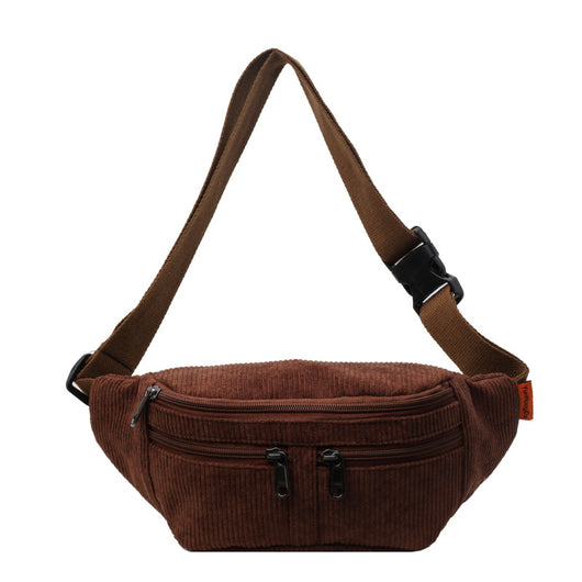Bolsa Mensajera Deportiva de Lona Pana en Colores Sólidos - Image 7