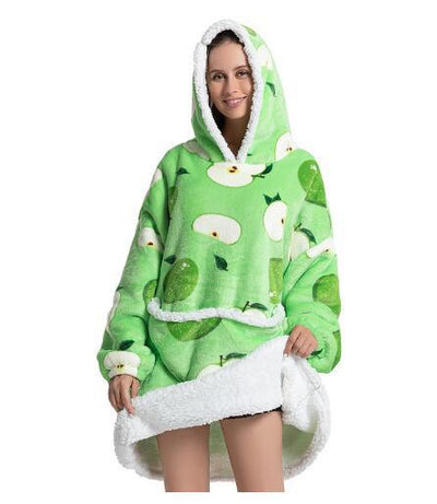 Pijama Sudadera con Capucha y Manta - Abrigo Cálido Versátil - Image 9
