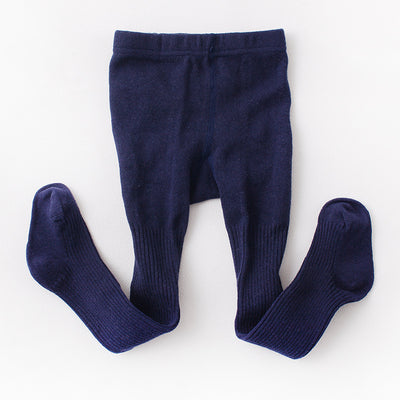 Leggings Infantiles de Algodón con Rayas Verticales Delgadas - Image 8