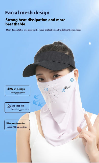 Máscara Protectora UV para Mujeres con Cobertura de Cuello y Orejas - Image 22