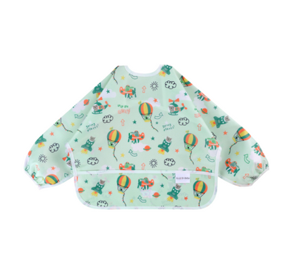 Babero Impermeable con Bolsillo Recolector para Bebés - Image 11
