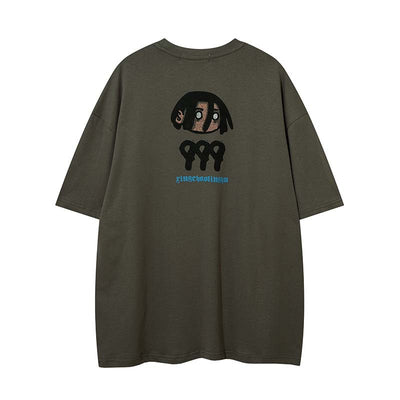 Camiseta Suelta Casual de Manga Corta para Hombre - Image 11