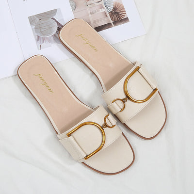 Sandalias Planas de Playa para Mujer - Chanclas de Moda Estilo Net - Image 3