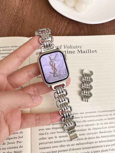 Correa Metálica Universal para Apple Watch 7, 8 y SE con Cierre de Anillo - Image 3