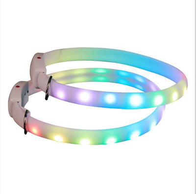 Collar LED Recargable para Perros - Collar Luminoso de Seguridad Nocturna - Image 5