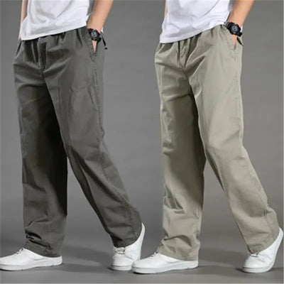 Overol de Algodón para Hombre Talla Grande - Comodidad Casual - Image 9