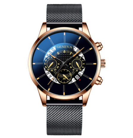 Reloj de Cuarzo para Hombre con Banda de Acero Inoxidable y Calendario - Image 17