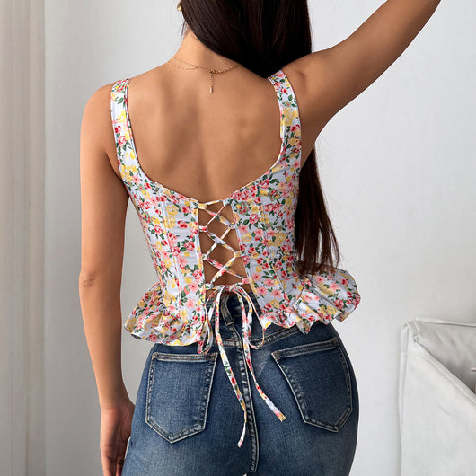 Camiseta Ajustable con Encaje y Volantes en la Cintura - Image 19