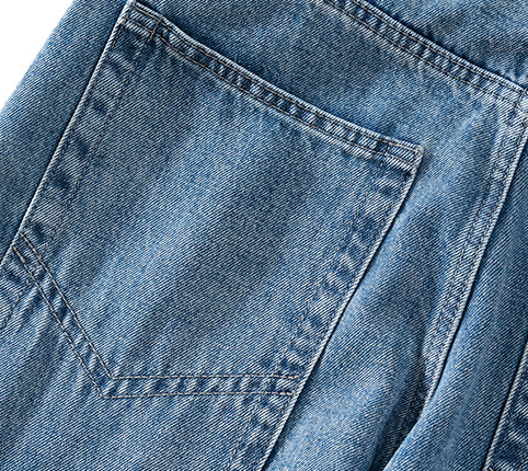 Pantalones Rectos Deconstructidos Lavado Industrial para Hombre - Image 14