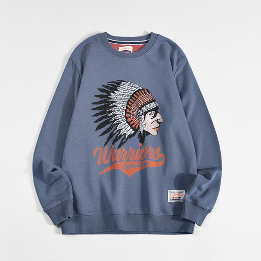 Sudadera Oversize de Algodón con Estampado Vintage - Image 4