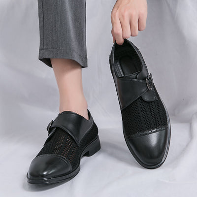 Sandalias de Cuero Respirable con Punta Afilada - Comodidad Casual - Image 3