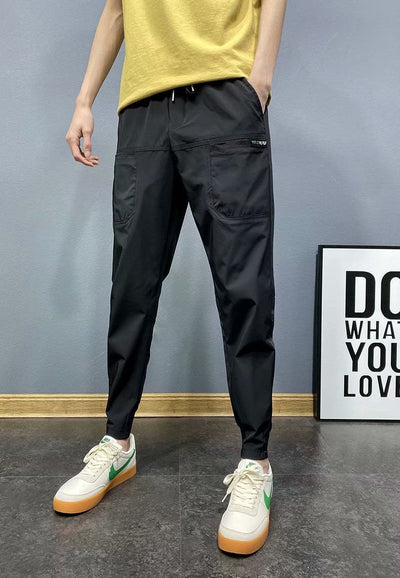 Pantalones Jogger Slim Fit con Cordón - Comodidad y Estilo Casual - Image 13