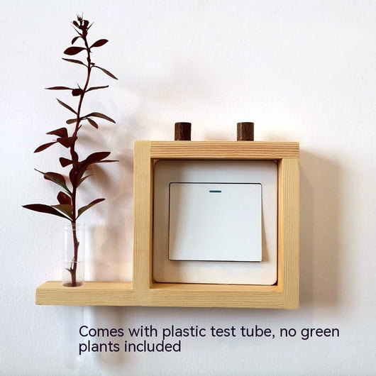 Marco Decorativo Hidropónico con Enchufe de Madera y Pegatinas - Image 16