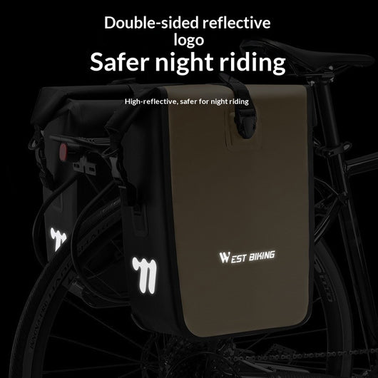 Bolsa Trasera Impermeable para Bicicleta con Soporte Rápido - Pannier de Cicloturismo - Image 10