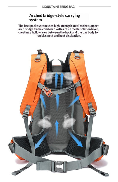 Mochila de Senderismo de Gran Capacidad para Deportes al Aire Libre - Image 13