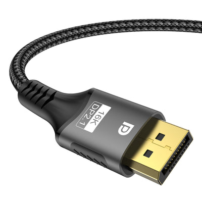 Cable DisplayPort 1.4 16K Macho a Macho con Funda Tejida - Image 12