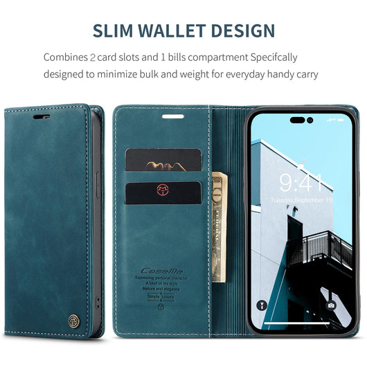 Funda Magnética de Cuero para Teléfono con Cartera Integrada - Image 45