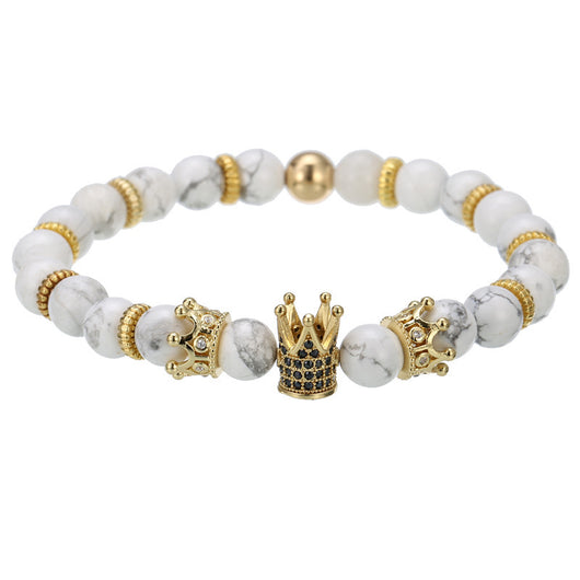 Pulsera Hexagonal para Hombre con Circonitas Incrustadas y Diseño de Corona - Image 36